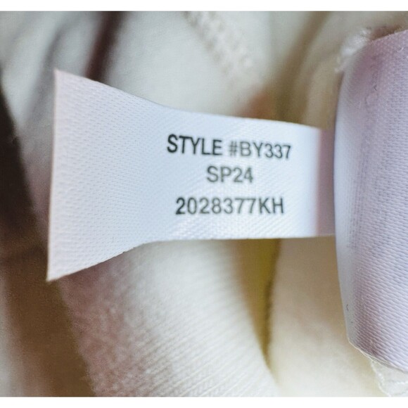 J. Crew Heritage Fleece Crop Cozy‎ Pullover Sweatshirt Ivory Women's XL NWT - Picture 8 of 10